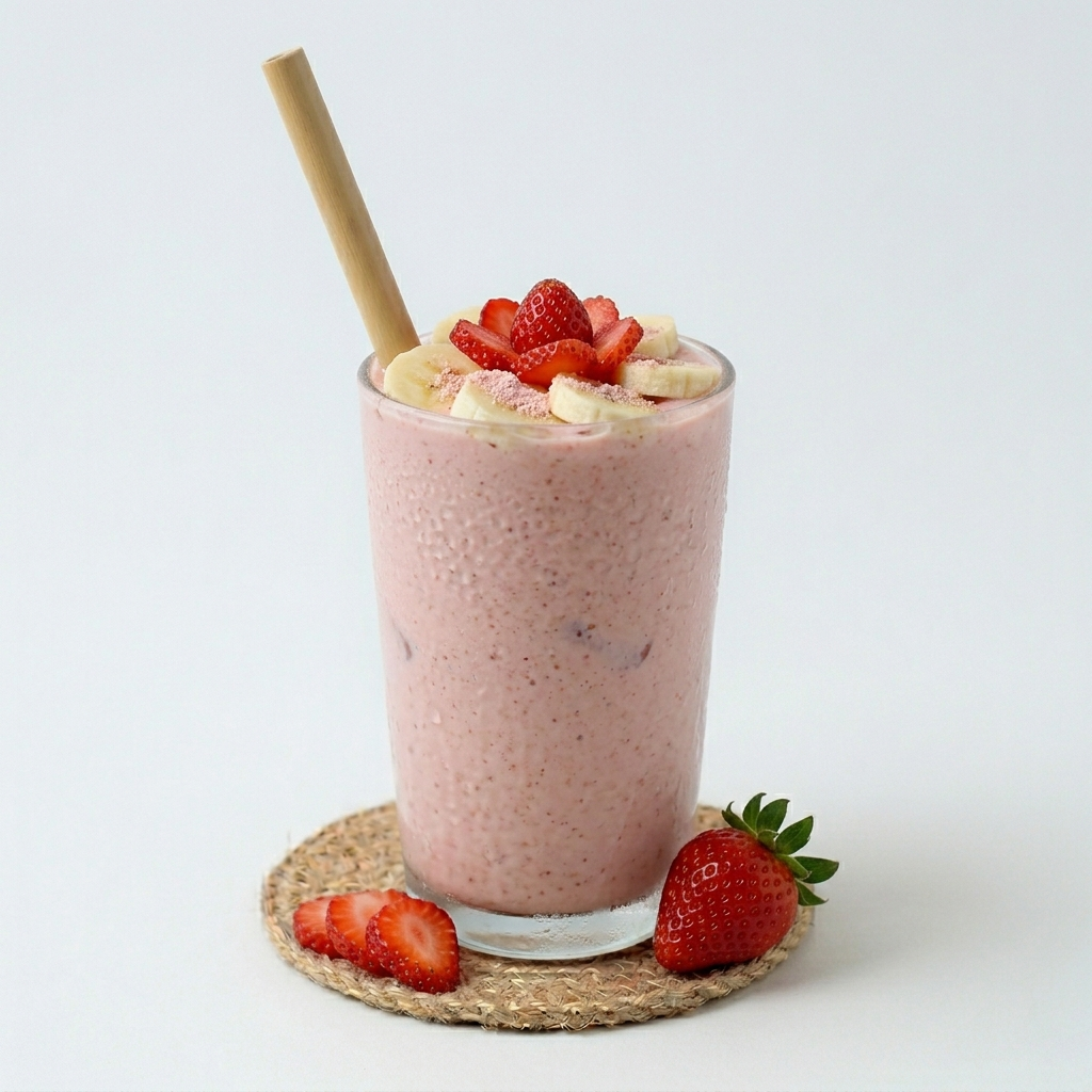 Banana Strawberry Shake