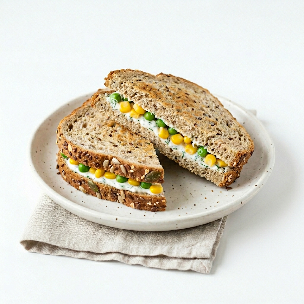 Corn & Peas Sandwich