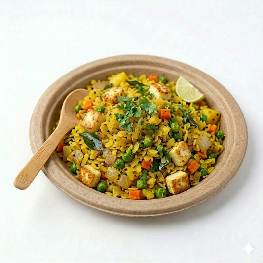 Vegetable With Paneer Poha